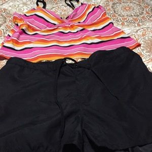 Used Sonoma plus swim  suit size 2x two piece set